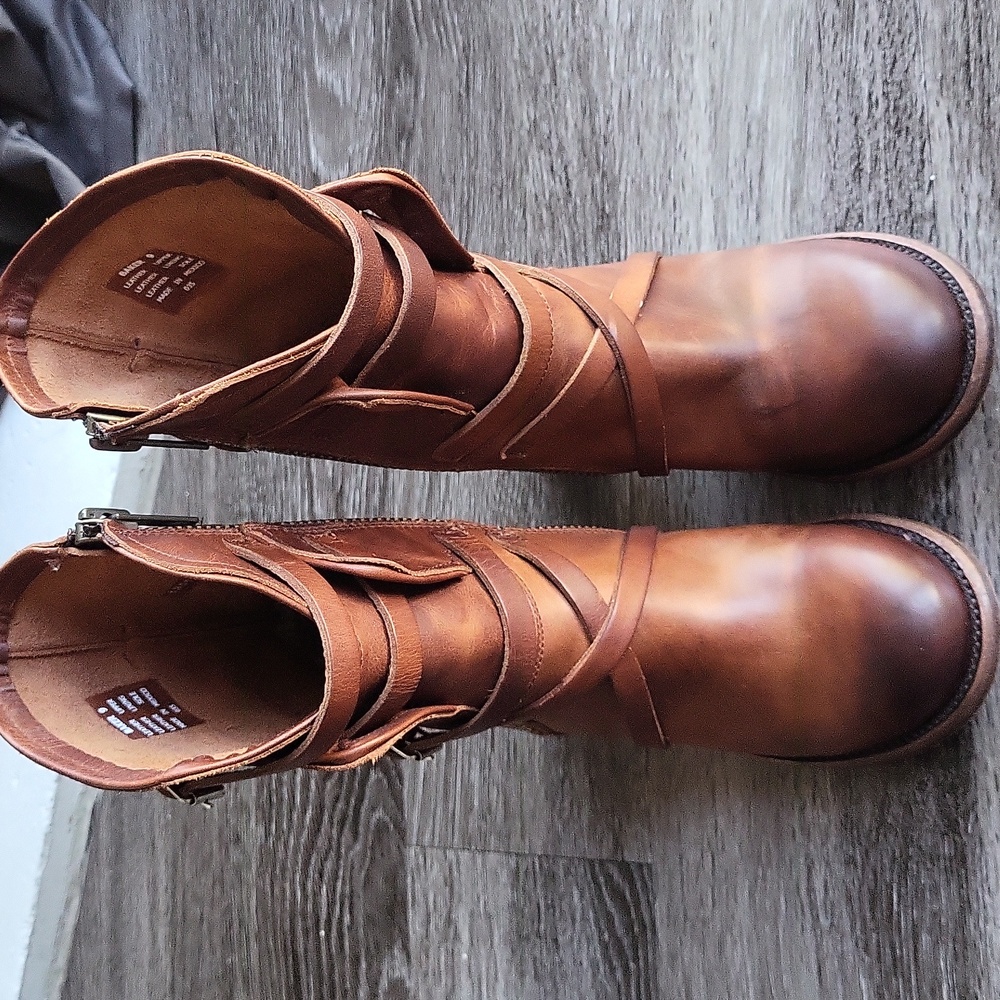 NEW Freebird Baker Cognac Boots NIB size 9 - Picture 5 of 14